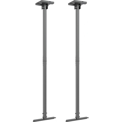 Multibrackets Комплект за таванен монтаж Multibrackets MB-1591, за корпуси 75"-98, дължина 1, 5м, 1 дисплей, черен (7350105211591)