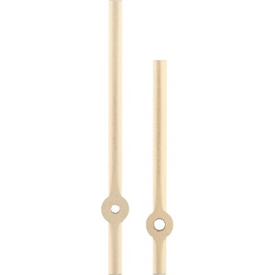 Kovové hodinové ručičky B19 (95 mm, 76 mm) - zlaté - Ručičky hodinové B19 pár zlaté