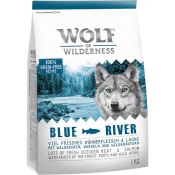 Wolf of Wilderness 5x1кг Adult Blue River Wolf of Wilderness храна за кучета със сьомга