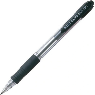 Pilot 2028, Super Grip Fine kuličkové pero, hrot 0,7 mm Černá