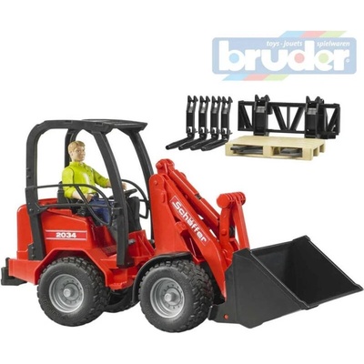 Bruder 02191 Nakladač Schäffer Hoflander model set s příslušenstvím plast 1:16