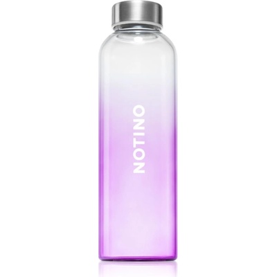 Notino Sport Collection Glass water bottle sklenená fľaša na vodu Purple 500 ml