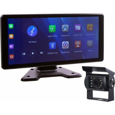 Set monitor 10,36" 1x 4PIN s Apple CarPlay, Android auto, Bluetooth, + kamera + 15m kabel