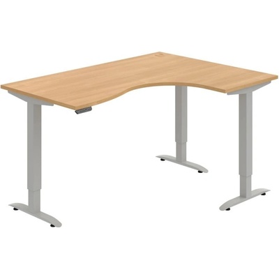 OFFICE PRO s.r.o. HOBIS trigon elektr.staviteľný stôl pamäť.ovlád. - MST 2M 2005 L, dub