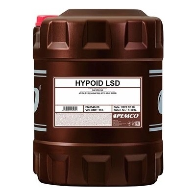 PEMCO Hypoid LSD 85W-140 GL-5 20 l