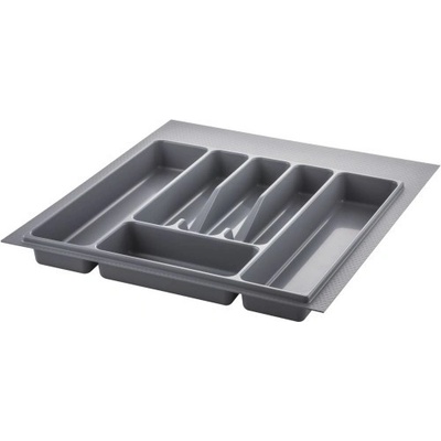 Příborník VOLPATO, š394/440 x h391/490 mm, šedý
