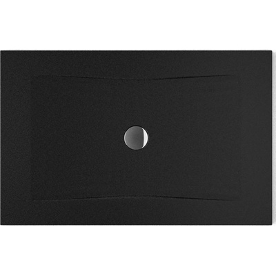 Jika PURE 2.1642.0.616.000.1 sprchová vanička 120x80x3 cm, ocel, černá Antislip