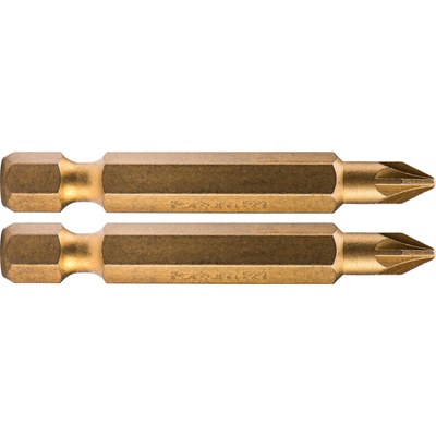 Bit krížový PZ1x50mm S2 2ks TiN