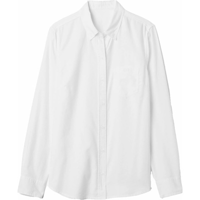 GAP dámska košeľa V-FRCH FITTED OXFORD LOGO biela