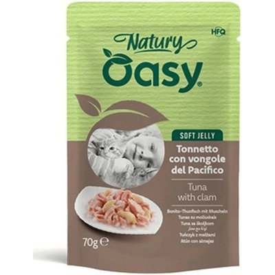 Oasy Natury Soft Jelly tuňák a škeble 70 g