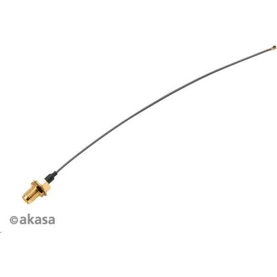 AKASA I-PEX MHF4L na RP-SMA F Pigtail Cable 15 cm 2 ks A-ATC01-150GR