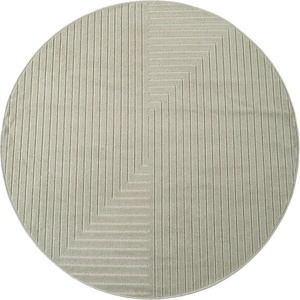 Ayyildiz Зелен кръгъл килим за открито и закрито ø 120 cm Nova 1202 - Ayyildiz Carpets (NOVA1201201202GREEN)