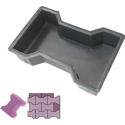 Forma na zámkovou dlažbu - Kost 6 cm