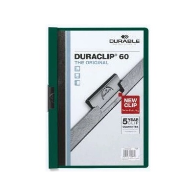 DURABLE Obal s klipom DURACLIP Original 60 tmavozelený