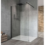 SAPHO Vario - Душ кабина Walk-In, 100x200 см, покрито стъкло, матово черно/прозрачно стъкло GX1210GX1014 (GX1210GX1014)
