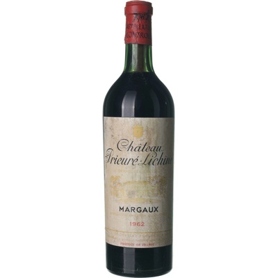 Château Prieuré-Lichine Margaux suché červené 1962 0,75 l (holá láhev)