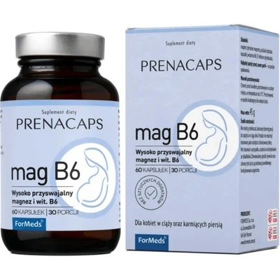 Formeds Prenacaps Mag B6 horčík + vitamín B6 pre tehotné ženy 60 kapsúl