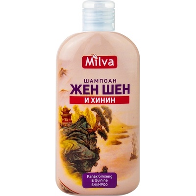 Milva Шампоан с женшен и хинин, 200 ml