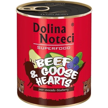 Dolina Noteci Superfood Говеждо & Гъши сърца 800 г