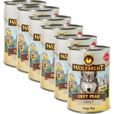 Wolfsblut Grey Peak Adult Pure koza 6 x 395 g