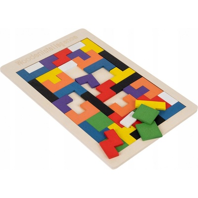 Kruzzel na logické myslenie pestrofarebné + základňa 27 x 18 cm 40 dielov