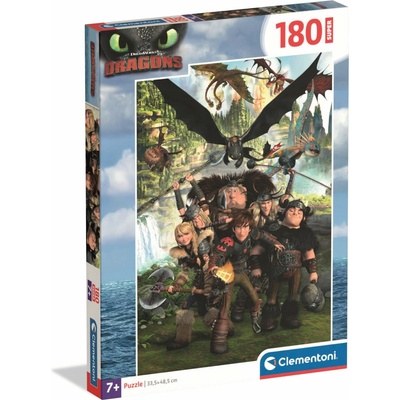 Clementoni Ako vycvičiť draka Jazdci z Blpu 180 dielov