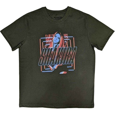 Shakira Squares and Logo Green 2XL Риза (SHAKTS01MGR05)