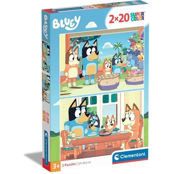 Clementoni 2x20ч. Пъзел Bluey (1010281F)
