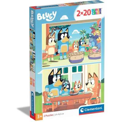 Clementoni 2x20ч. Пъзел Bluey (1010281F)