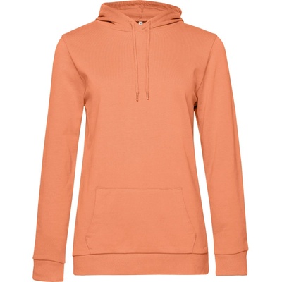 B&C mikina Hoodie COT-01W04Wx4300 oranžová melon