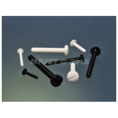 MP JET Polyamidový šroub M3×15 černý 4 ks