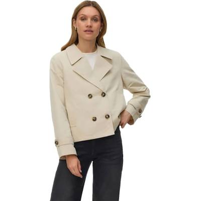 VERO MODA Палто Vero moda Chloemia Short coat - Beige (Oatmeal)