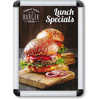 Jansen Display Klaprám A4, oblý roh, profil 20mm, 239 x 326 mm