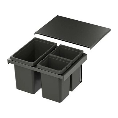 VS ENVI Flex systém na třídění odpadu KB 500 mm, 1×16/2×10 l, lava