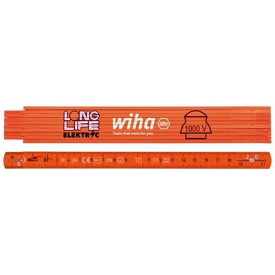 Wiha Сгъваемо правило WIHA, 1000V изолирано, 2 m 42068 (42068)