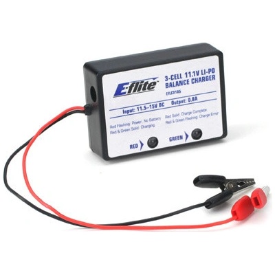 E-flite nabíječ LiPo 3-články 0,8A s balancérem