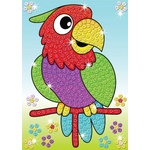 KSG Crafts Творчески комплект KSG Crafts Sequin Art - Изкуство с пайети, Папагали (1319) - baby