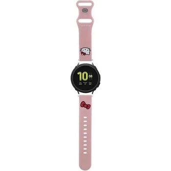 Hello Kitty Универсална каишка за часовници Hello Kitty Silicone Kitty Head 22mm, розова (3666339212032)