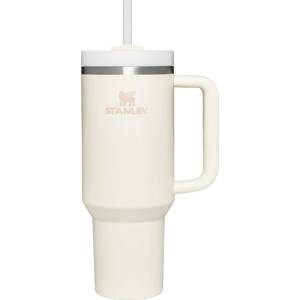 STANLEY Кремав термос със сламка от неръждаема стомана 1, 18 l Quencher H2.0 FlowState Tumbler Cream - Stanley (100000144324)