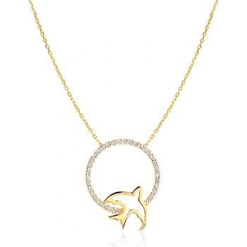 SAVICKI Кръгло колие. лястовица Savicki: злато. диаманти