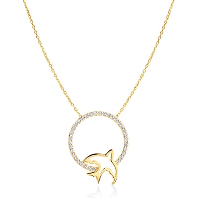 SAVICKI Кръгло колие. лястовица Savicki: злато. диаманти