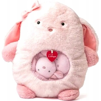 Zajačica Lumpin s mláďatami v brušku, 38 cm