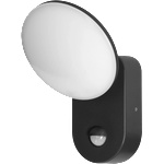 ADVITI AD-OP-6206BLPMR4 - RIOLIT LED Градинско осветително тяло, 15W, 230V, 4000K, 1100lm, PIR сензор, IP65, черен (RIOLIT)
