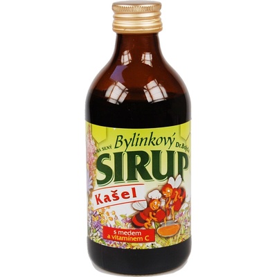 Dr. Bojda Bylinkový sirup Kašeľ extra silný s medom medom a vitamínom C 325 g