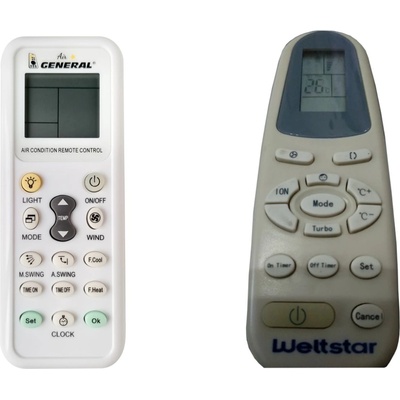 General WELTSTAR AIR CONDITIONER - съвместимо дистанционно управление на марката General (AIR CONDITIONER)