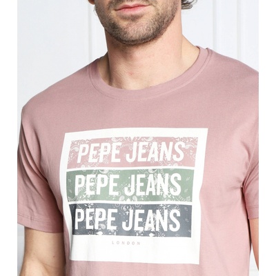 Pepe Jeans pánské Acee triko 990 růžové
