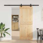 vidaXL Преплъзваща се врата NARVIK 80 x 210 см (213, 5 см) (3445282)