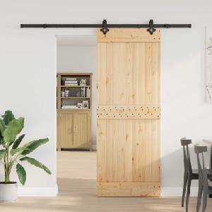 vidaXL Преплъзваща се врата NARVIK 80 x 210 см (213, 5 см) (3445282)