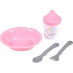 Bébé Douceur Пластмасов детски комплект за хранене 4 бр. Cloud - Bébé Douceur (6REP263)