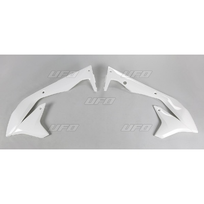 UFO kryty chladiče KAWASAKI KXF 450 16-18 barva bílá